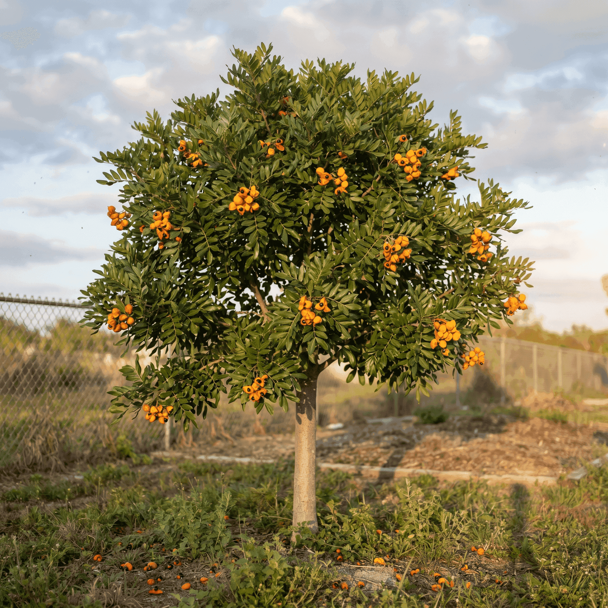 Carrotwood (Cupaniopsis anacardioides)